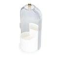 thumbnail image 1 of Porte-pinceaux de Maquillage, Contenant Transparent pour Pinceaux de Maquillage avec Couvercle Antipoussière, Porte-Cosmétiques Rotatif, Gobelet de Rangement, Décor Élégant pour Salle de Bain, Coiffeuse, Bureau, 1 of 7