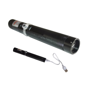 Stylo Laser Vert, Pointeur Laser Portable Rechargeable 3,7 V 532 Nm avec Corde de Main pour le Camping en Plein Air