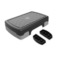 thumbnail image 3 of Lipstore Stepper Aérobique Marche d'Exercice Multifonction pour Gym à la Maison Force Gris Noir withRiser, 3 of 8
