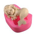 thumbnail image 3 of Sirène en Silicone Sirène Simulation Gâteau Sirène Antiadhésif, 3 of 6