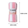 thumbnail image 3 of Absorbent Velvet Face Wash Towel for Children Household Use, Soft Striped Design with High Water Absorption, Machine Washable for Bathroom Gym and Travel, 3 of 9