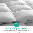 thumbnail image 4 of APSMILE Luxurious Feathers Down Full Queen Duvet Comforter, White, 4 of 9