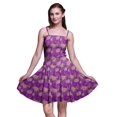 thumbnail image 1 of Bimba Robe d'Été Sans Manches Mini Fluide à Bretelles pour Femme, Robe Soleil à Imprimé Floral - Petit, 1 of 5