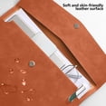 thumbnail image 4 of Leodye Magnetic Lock Leather File Bag - A4 Briefcase for Business, 4 of 6