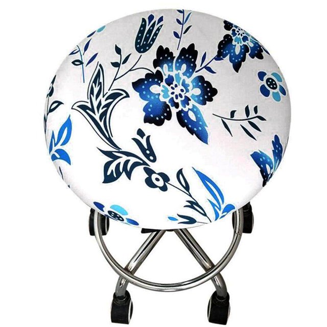pitrice Housse de Tabouret de Bar à la Mode Housse de Siège de Chaise Pivotante Ronde Salon Couleur_6