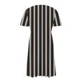 thumbnail image 3 of EGNMCR Robes de Fête pour Femmes Femmes Grande Taille Été Décontracté Manches Courtes Col en V Manches Imprimées Robes Robe Ample, 3 of 7