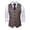 #666-Brown, variant on Ceisia Men's Slim Fit V-neck Suit Vest Single-Breasted Formal Waistcoat Purple M Gifts