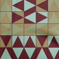 thumbnail image 1 of oneOone Cotton Cambric Brown Fabric Geometric Sewing Craft Projects Fabric Prints By Yard 56 Inch Wide, 1 of 4