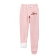 thumbnail image 2 of LSLJS Women's Love Printing Leggings with Elastic Drawstring Pockets Thick Warm Pants, 2 of 8
