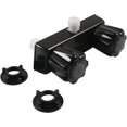 thumbnail image 4 of Robinet de Douche pour VR avec Double Bouton en Acrylique, Inverseur de Valve de Douche, Remplacement de Robinet de Douche pour VR, Autocaravane pour Roulotte de Voyage (Noir), 4 of 7
