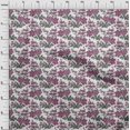 thumbnail image 3 of oneOone Polyester Lycra Tissu Feuilles & Floral Ikat Décor Tissu Imprimé BTY 56 Pouces de Large, 3 of 4