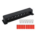 thumbnail image 3 of KLKCMS Power Distribution Block 5.2x29cm 300A for Automotive Boat Solar Wiring Black, 3 of 9