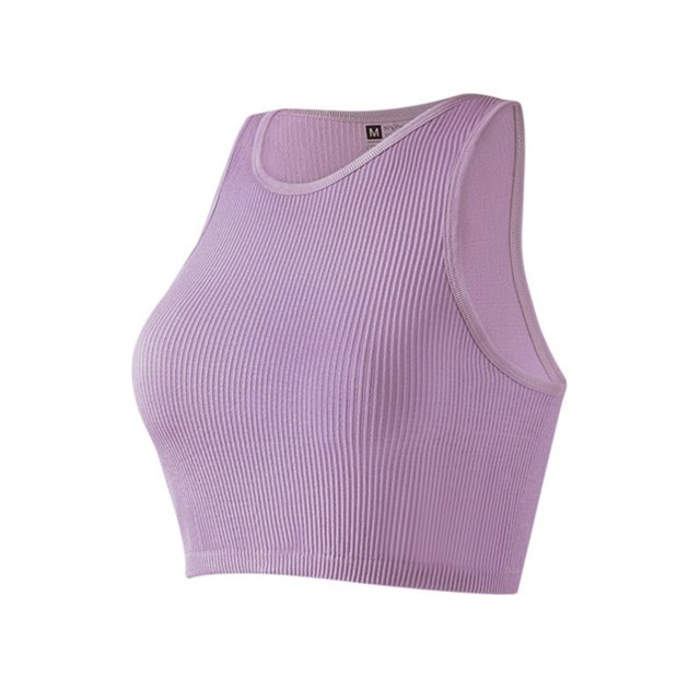 B91xZ Débardeur à Bretelles Spaghetti pour Femmes, Violet L