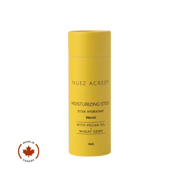 Nuez Acres® Moisturizing Body Stick with Beeswax & Pecan Oil for Dry Skin, 60g