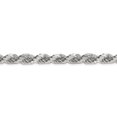 thumbnail image 3 of Sterling Silver 8mm Diamond-cut Polished 8 Sides Rope Chain (Weight: 171.39 Grams, Length: 30 Inches), 3 of 5