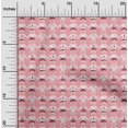 thumbnail image 2 of oneOone Rayon Medium Pink Fabric Medical Sewing Material Print Fabric By The Yard 56 Inch Wide, 2 of 4