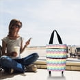 thumbnail image 4 of RXIRUCGD Collapsible Trolley Bags Folding Shopping Bag with Wheels Foldable Shopping Cart Reusable Shopping Bags Grocery Bags Shopping Trolley Bag on Wheels, 4 of 5