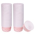 thumbnail image 1 of Unique Bargains 100 Pcs Standard Cupcake Cups Disposable Oven Safe Baking Cups, Light Pink, 1 of 5