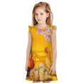thumbnail image 1 of Kdxio Robe de Nuit d'Été pour Petites Filles Princesse Imprimé Famille de Poulets - Petite, 1 of 6