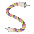 thumbnail image 4 of Bird Rope Perch, Climbing Cotton Rope Bird Toys Sturdy Colorful Interactive Bendable Multipurpose  For Budgie For Parakeet For Lovebirds, 4 of 8