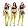 thumbnail image 3 of 1 Paire de Bas Collants à Bretelles à la Mode, Design Troué, Saint-Valentin, Attrayants, Confortables au Toucher, Collants Résille, Robe, Jaune Fluorescent, 3 of 5
