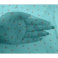 thumbnail image 4 of oneOone Viscose Chiffon Fabric Leaves & Rose Flower Print Sewing Fabric BTY 42 Inch Wide, 4 of 4