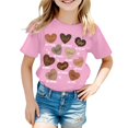 thumbnail image 1 of Camisole pour Femmes avec Soutien-Gorge Intégré Légère à Manches Longues Filles Enfants Décontractée Mode Imprimé Col Rond T-Shirt à Manches Courtes, 1 of 4