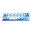 thumbnail image 2 of Clavier Mécanique Sans Fil M71 avec Lumière RVB, Corps en Aluminium et Trois Modes, Couleur Lavande, 2 of 7