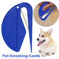 thumbnail image 4 of Open Knot Comb Pet Hair Remover Brush Dog Comb Cats Grooming Tools N5T4, 4 of 8