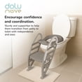 thumbnail image 5 of Dolu Nuve Potty Toilet Training Seat with Adjustable Ladder for Kids, Stone Grey, 5 of 5