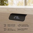 thumbnail image 3 of Scranton & Co Engineered Wood 60W x 78D L-Shaped Standing Desk in Natural Elm, 3 of 8