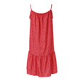 thumbnail image 5 of Kcodviy Robe Décontractée pour Femmes à Fleurs avec Boutons sur le devant, Col, Ourlet à Volants, Spaghetti, Mignonne, Robe d'Été à Bretelles, Sans Manches, Robe Courte, Longues Robes pour Femmes, Robe de Plage, 5 of 5
