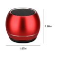 thumbnail image 3 of HOARBOEG Haut-Parleur Bluetooth en Métal, Mini Haut-Parleur, Haut-Parleur Bluetooth Portable pour l'Extérieur avec Caisson de Basses, Qualité Sonore Hi-Fi, Réduction de Bruit Intelligente Liquidation Cadeaux des Fêtes, 3 of 6