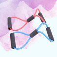 thumbnail image 4 of MesaSe 4 PCS Gym 8 Word Chest Developer Rubber Latex Resistance Bands Pulling Rope Exercise Stretch Fitness Yoga Tube, 4 of 12