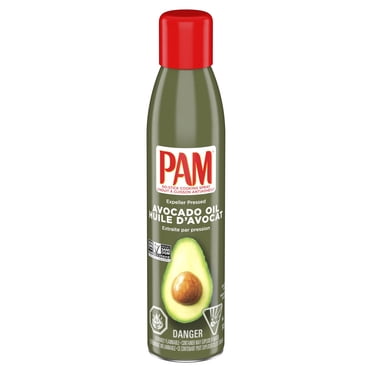 PAM® Non‑GMO Avocado Oil  – Expeller-Pressed  – Non‑Stick Cooking Spray Coating – 1 x 141 g