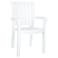 thumbnail image 3 of Compamia Sunshine Fauteuil de Salle à Manger de Patio en Résine de Style Transitionnel, Blanc, 3 of 8