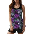 thumbnail image 1 of SBYOJLPB Womens 2 Piece Tankini Swimsuits Modest Coverage Bathing Suits Tank Top with Board Shorts, 1 of 5