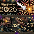 thumbnail image 2 of Decorative Design New Year Banner Festive Theme Celebration Banner for Holiday Event Indoor Decoration Party Backdrop, 2 of 5