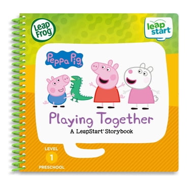 LeapFrog LeapStart Preschool (Level 1) Peppa the Pig Playing Together Storybook - Interactive Activity Book - English Version