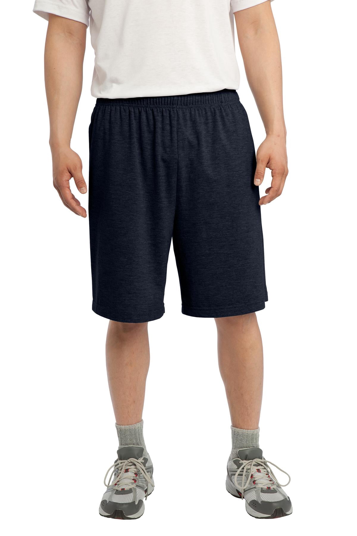 Sport-Tek Short en Jersey avec Poches. St310 2TG Bleu Marine
