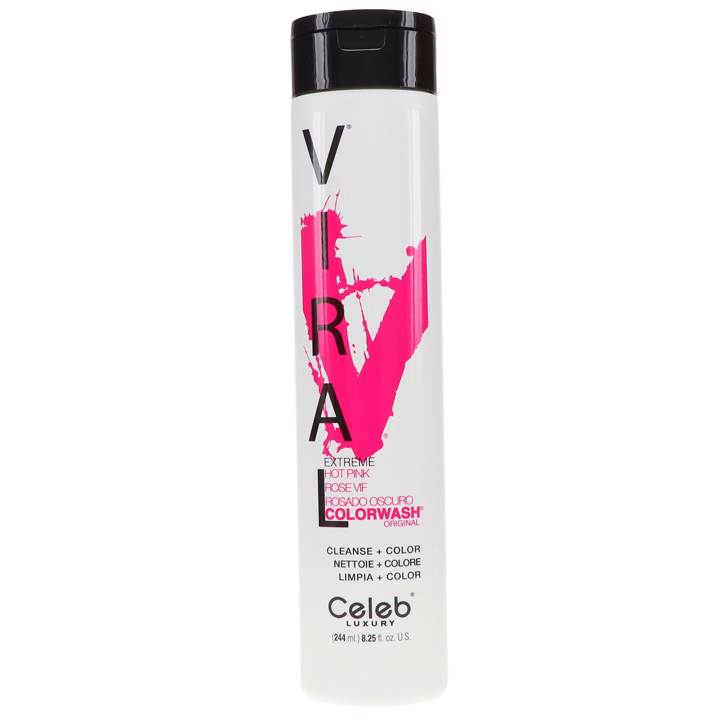 Celeb Luxury Viral Extreme Hot Pink Color Wash Shampoo 8.25 oz
