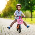 thumbnail image 5 of UPGRATOR Kids Weave Design Bike Basket Pink Plastic Storage 1Pack, 5 of 5
