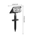 thumbnail image 3 of Suncoda Solar Lawn Lamp, Waterproof Solar Light LED Outdoor Solar Courtyard Light Garden Villa Solar Plug-in Light, 3 of 4