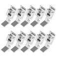 thumbnail image 3 of 10 Pcs Pied-de-Biche à Fermeture Éclair Simple Face Haute Précision Léger en Acier Inoxydable pour Usage Domestique, 3 of 14
