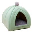 thumbnail image 4 of Milaget Washable Cat Sleeping Bed Nest House Accessories Green M, 4 of 9