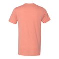 thumbnail image 2 of Bella Canvas Mens CVC Jersey Tee, 2XL, Heather Prism Sunset, 2 of 2
