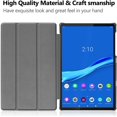 thumbnail image 4 of Case for Lenovo Tab M10 FHD Plus, Ratesell Lightweight Smart Trifold Stand Microfiber Lining Case Cover with Auto, 4 of 5