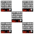 thumbnail image 3 of Youkk 25 Pcs/ensemble Pochoirs d'Halloween pour Dessiner des Visages de Citrouille Divers Modèles Réutilisables Taille Appropriée 5Ensemble, 3 of 6