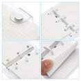 thumbnail image 4 of REGALWOVEN Clear 3 Ring Binder Cover, 2 Pack Notebook Binder Mini Loose Leaf Folder, Black White, 4 of 6