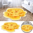 thumbnail image 2 of Tapis de Porte Intérieur Tapis de Porte Paillasson Intérieur Entrée Tapis de Sol en Forme Spéciale 3D Fleur Tapis de Porte Intérieur Tapis Diamètre 80cm Tapis Rouge et Blanc pour Salon Prime of Day 32x32 Po, 2 of 6